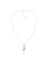 MUKTANK×SUN HUNTER Long Intricate Heart Lock Coin Necklace