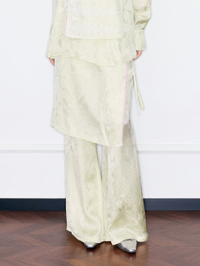 MUKZIN“Night Ballad of Chang'an”Wrap Layered Wide-Leg Pants | Tang Dynasty Inspired Satin Trousers (Copy)