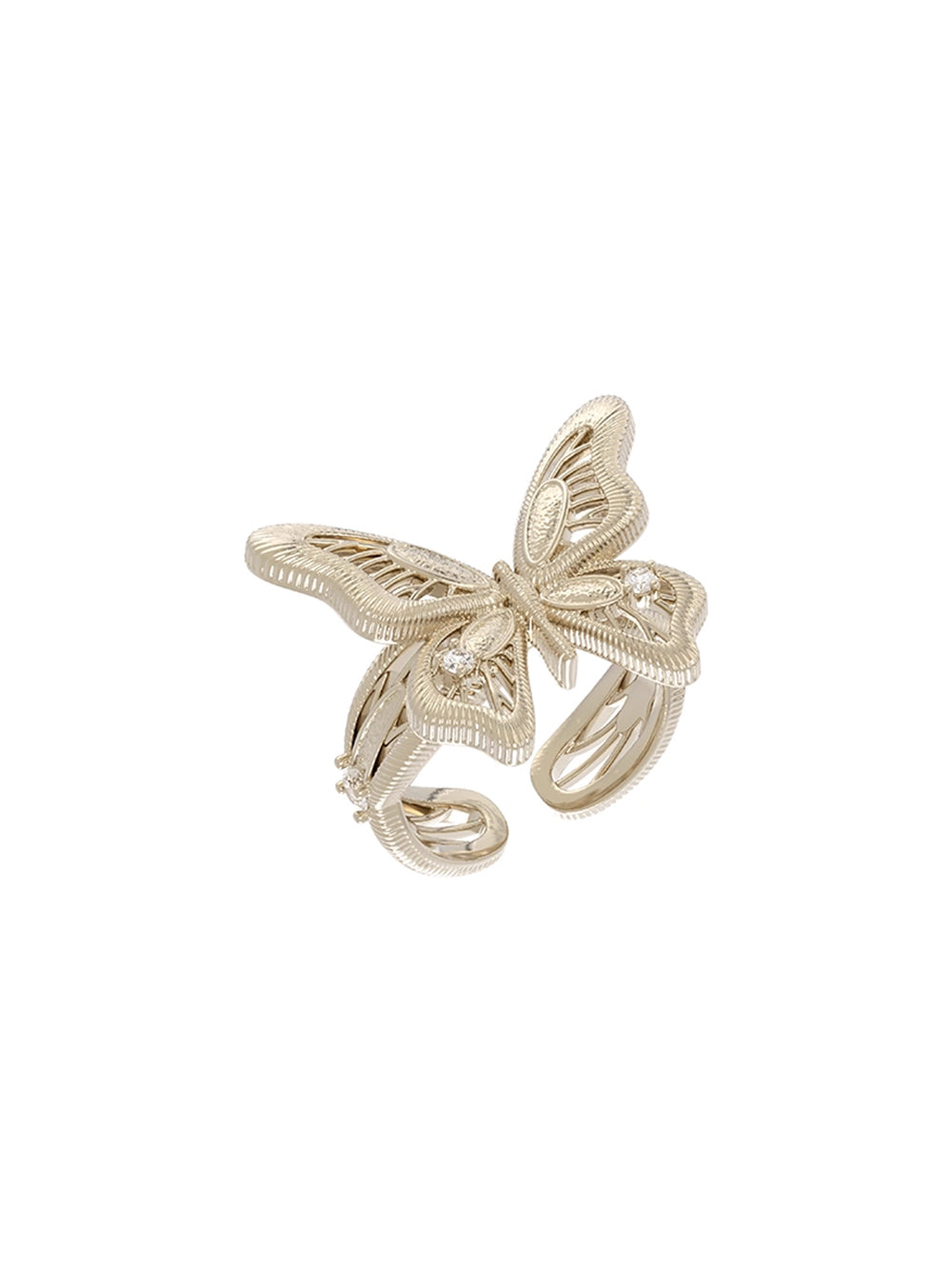 MUKTANK×SUN HUNTER “Emergence”Lace Butterfly Ring