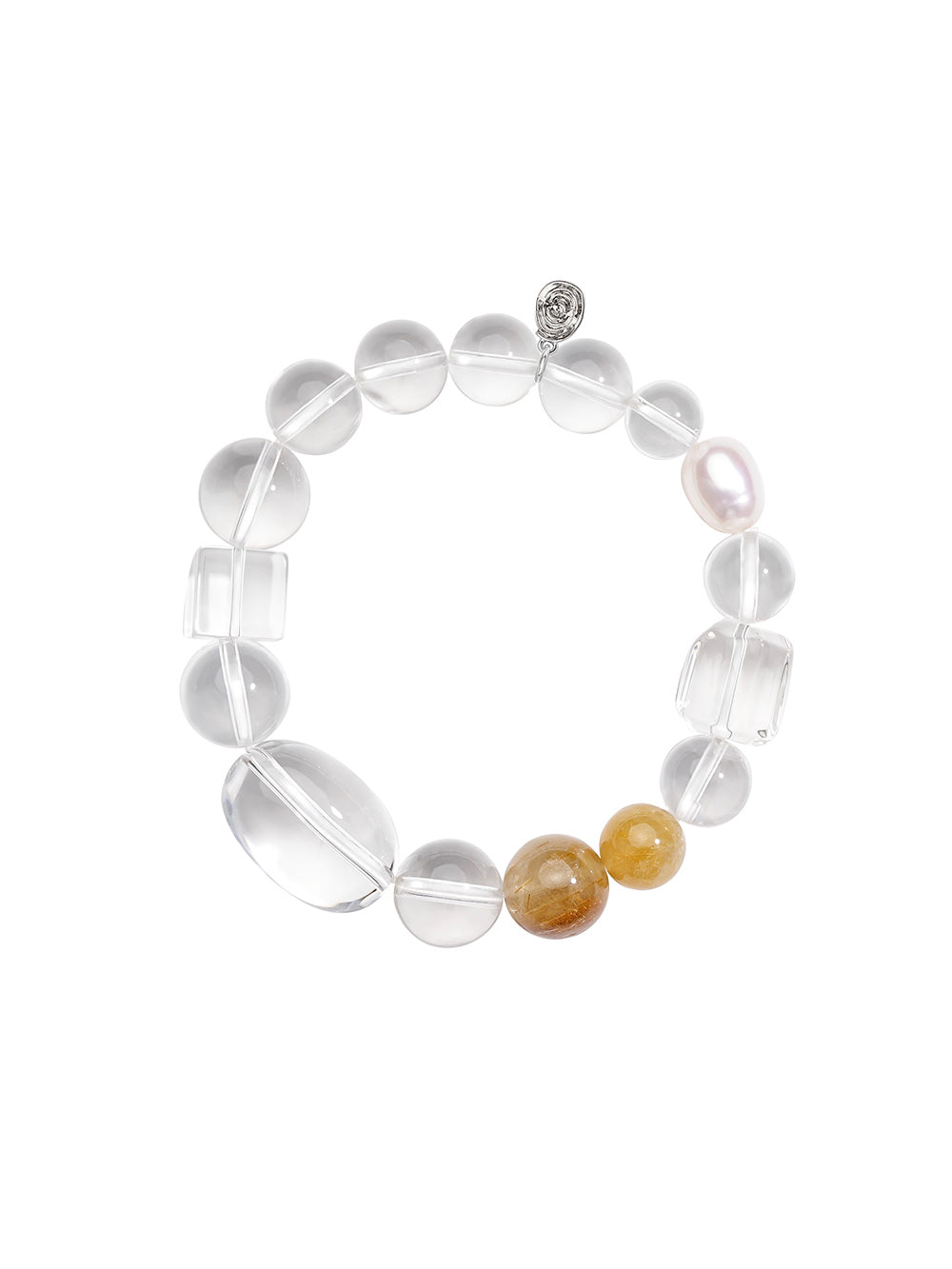 MUKTANK×SUN HUNTER“Fleeting Light”Brilliant Amethyst Hair Crystal Bracelet