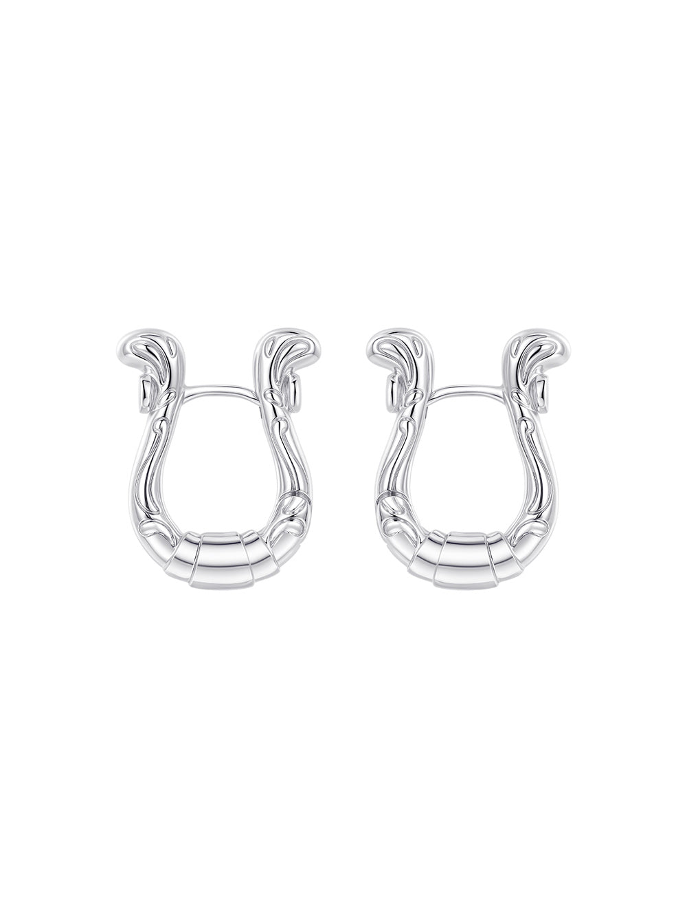 MUKTANK×SUN HUNTER Vintage Horseshoe Ear Cuffs