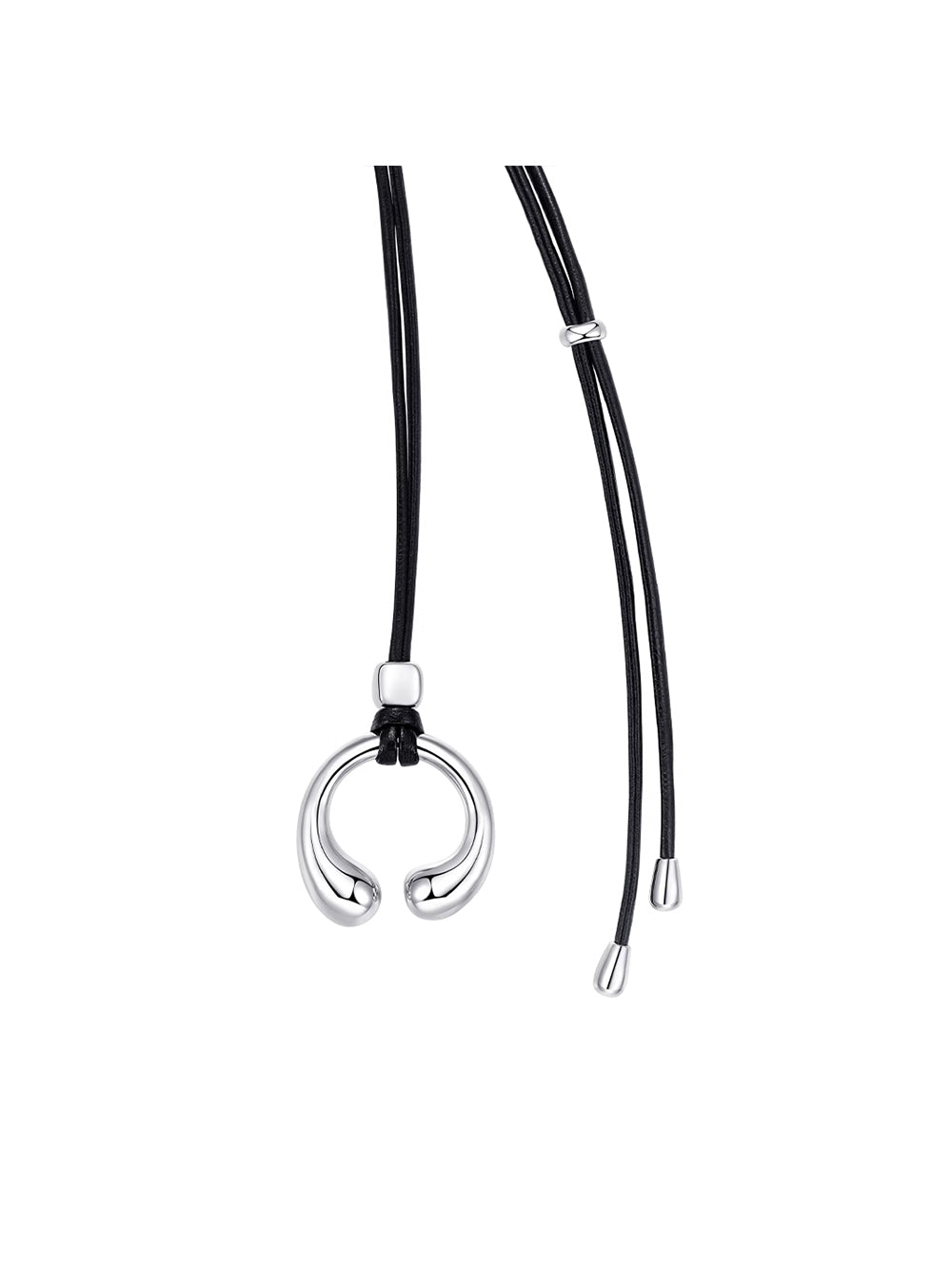 MUKTANK×SUN HUNTER C-shaped Leather Rope Long Chain