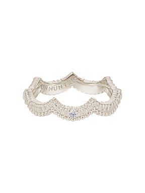 MUKTANK×SUN HUNTER Wavy Wire-Wrapped Ring - S925 Silver