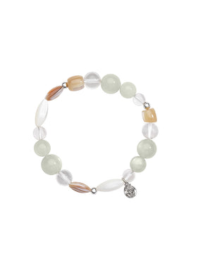 MUKTANK×SUN HUNTER“Fleeting Light”Soft Glow Cushion Crystal Bracelet
