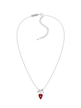 MUKTANK×SUN HUNTER Broken Velvet Heart Necklace