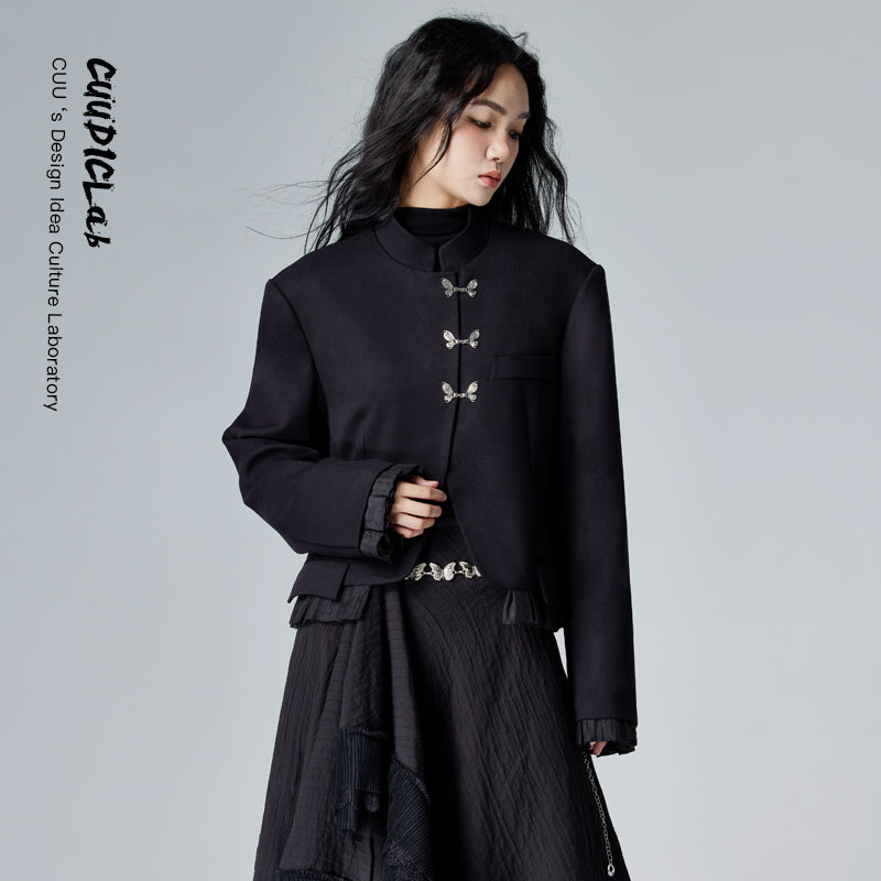 MUKTANK × CUUDICLAB Fake Two-piece New Chinese Style Suit