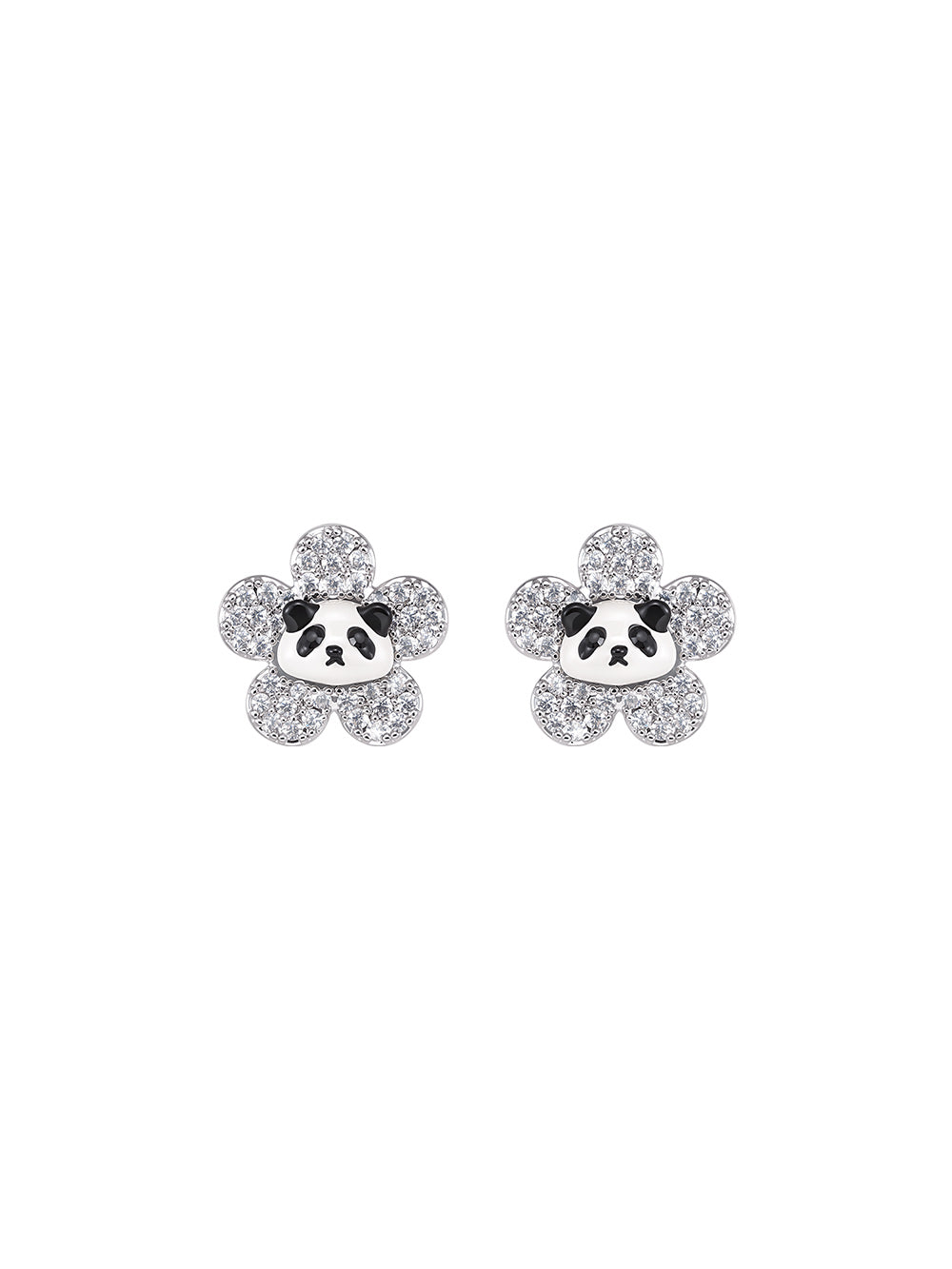 MUKTANK×SUN HUNTER Huahua Panda Earrings