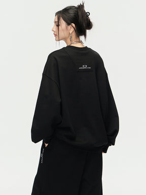 MUKTANK × ARDENCODE Loose Crew Neck Long-sleeved Sweatshirt