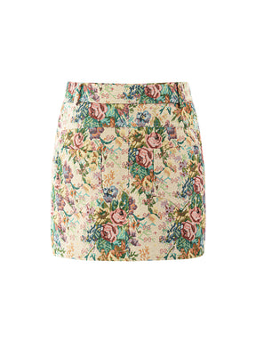 MUKZIN Jacquard Chinoiserie High Quality Original Skirts