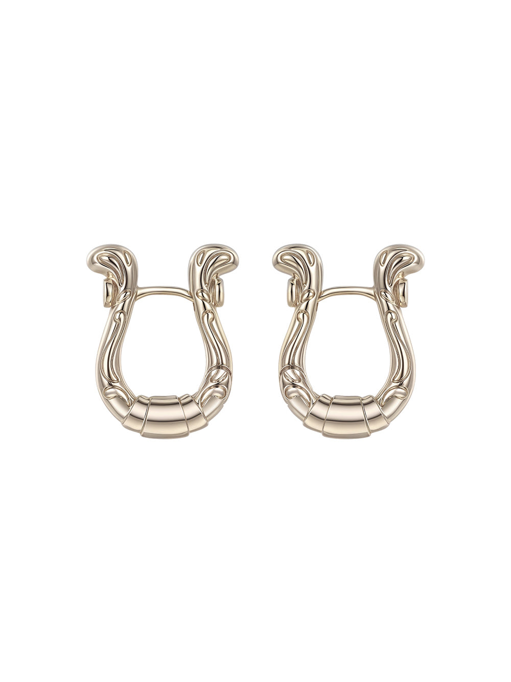 MUKTANK×SUN HUNTER Vintage Horseshoe Ear Cuffs