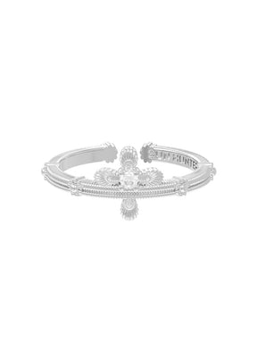 MUKTANK×SUN Simple lace cross ring