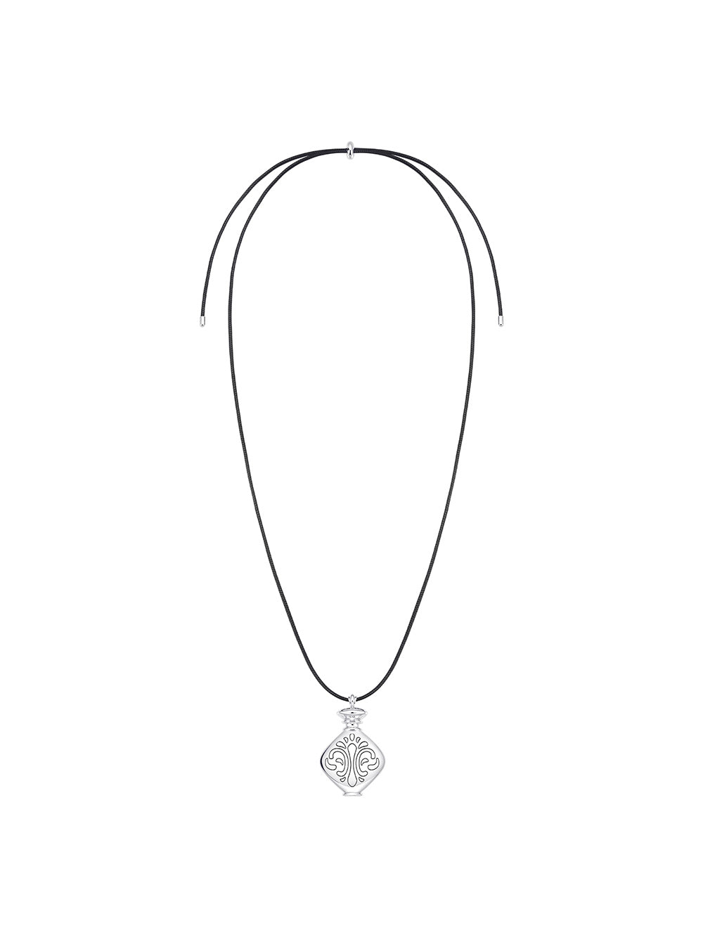 MUKTANK×SUN HUNTER Iris Carved Flask Adjustable Slider Necklace