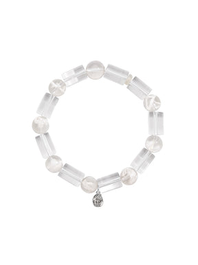 MUKTANK×SUN HUNTER“Fleeting Light”White Phantom Crystal Bracelet