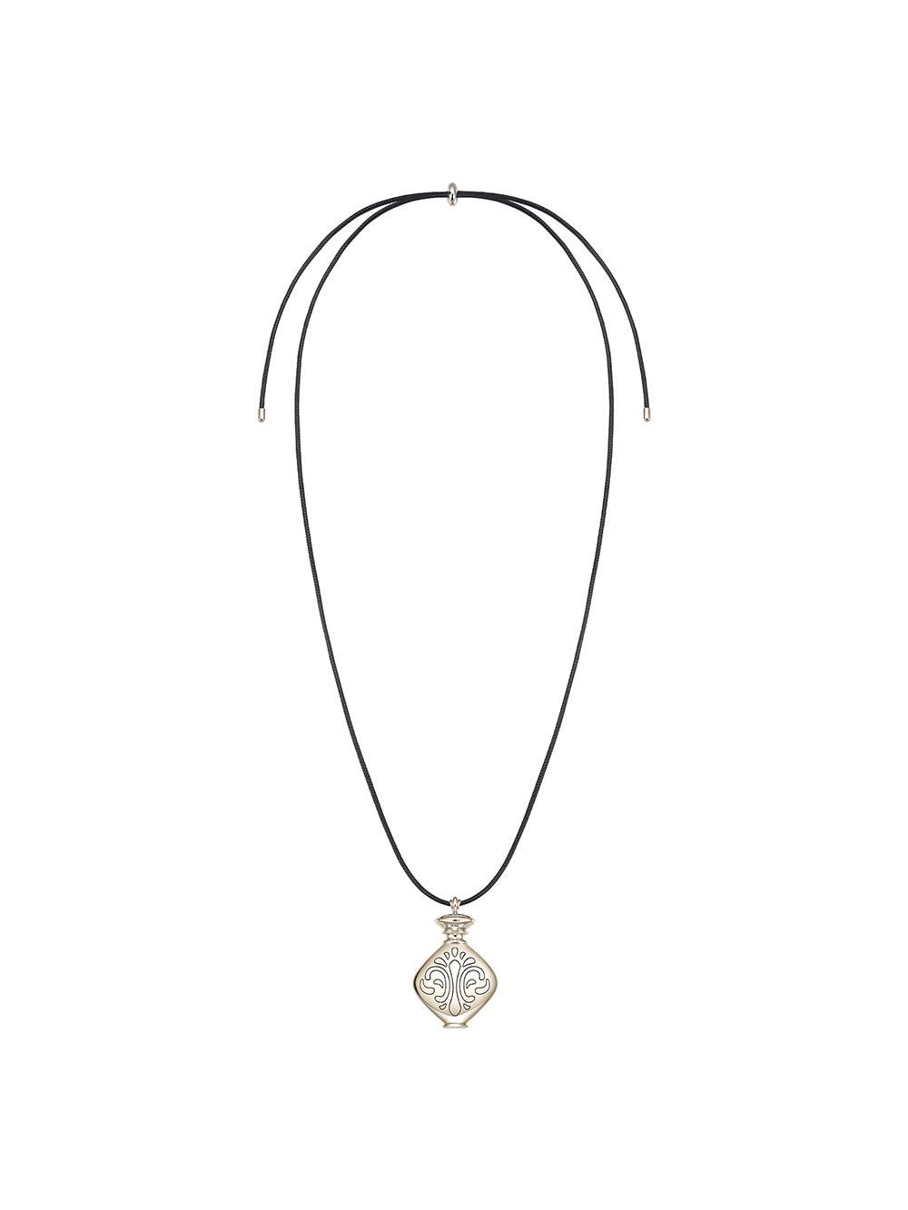 MUKTANK×SUN HUNTER Iris Carved Flask Adjustable Slider Necklace