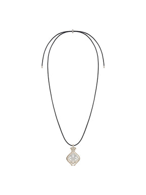 MUKTANK×SUN HUNTER Iris Carved Flask Adjustable Slider Necklace