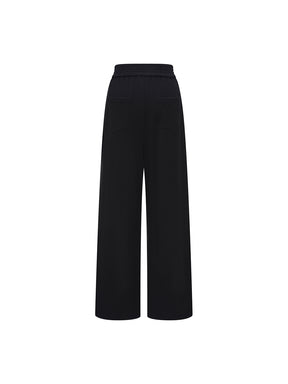 MUKZIN Linglong "Moon God" New Chinese-style Knit Straight Trousers