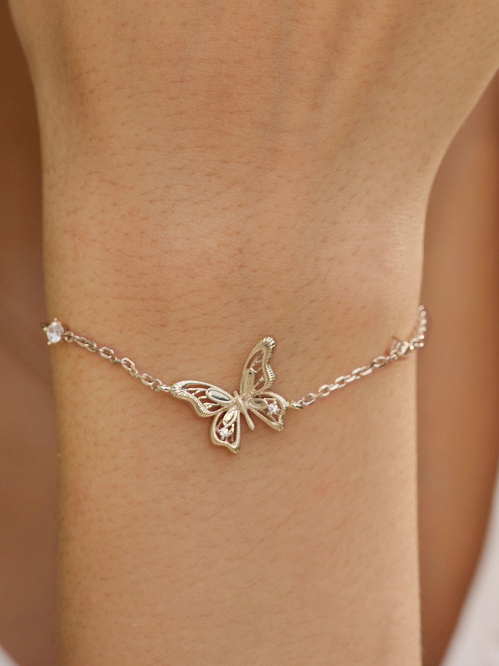 MUKTANK×SUN HUNTER “Emergence”Single Butterfly Bracelet