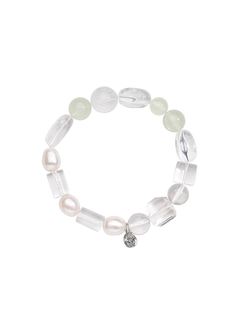 MUKTANK×SUN HUNTER“Fleeting Light”Grain Rain Pearl Crystal Bracelet