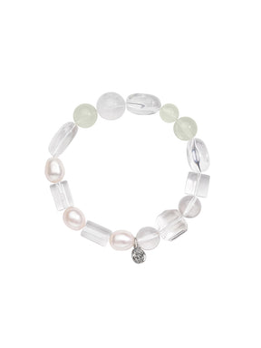 MUKTANK×SUN HUNTER“Fleeting Light”Grain Rain Pearl Crystal Bracelet