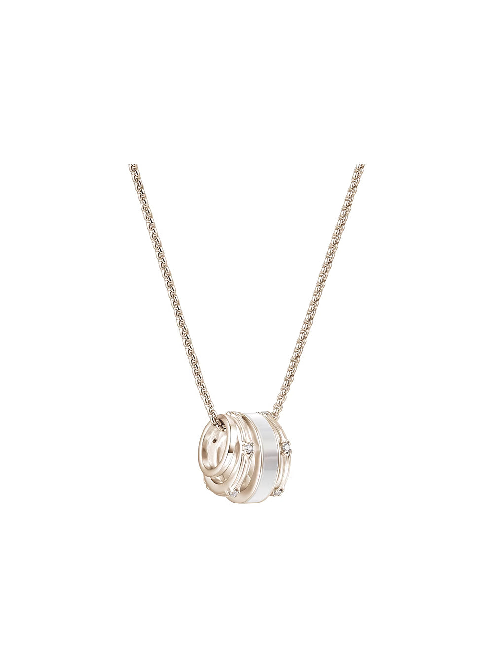 MUKTANK×SUN HUNTER Mother-of-Pearl Iris Lulu Tong Necklace
