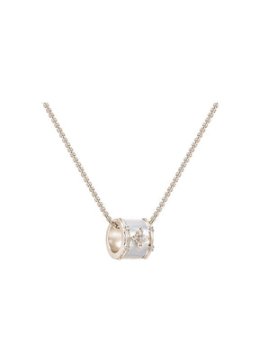 MUKTANK×SUN HUNTER Mother-of-Pearl Four-Flower Lulu Tong Necklace