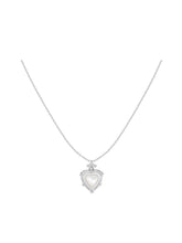 MUKTANK×SUN HUNTER Iris & Mother-of-Pearl Heart Necklace
