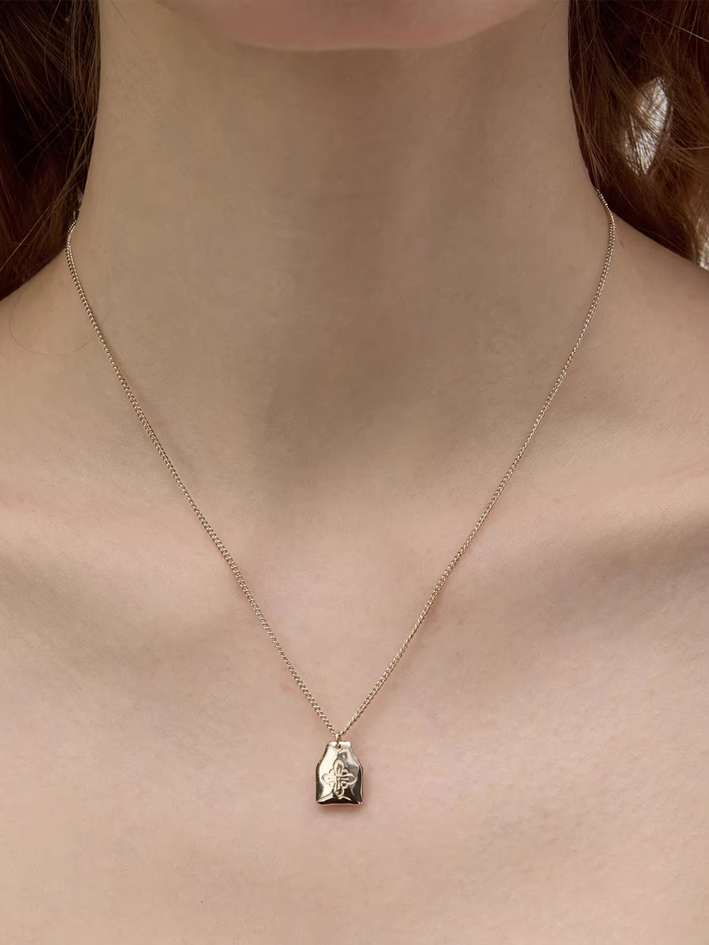 MUKTANK×SUN HUNTER Iris Flower Omamori Lucky Bag Necklace