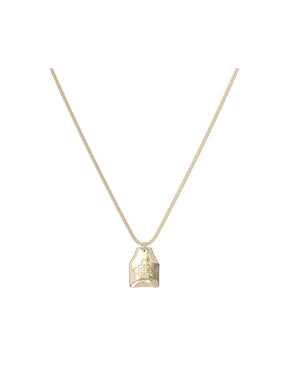 MUKTANK×SUN HUNTER Iris Flower Omamori Lucky Bag Necklace