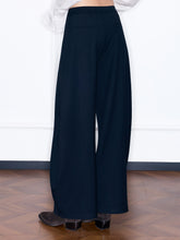 MUKZIN“Capsule Collection”Black High Waist Wide Leg Trousers