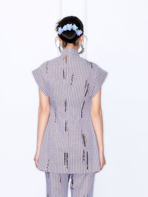 MUKZIN “Chang’an Night Feast” New Chinese Style Embroidered Elegant Set Top