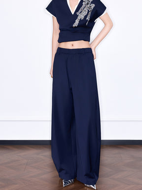 MUKZIN“Night Ballad of Chang'an” New Chinese Style Relaxed-Fit Trousers