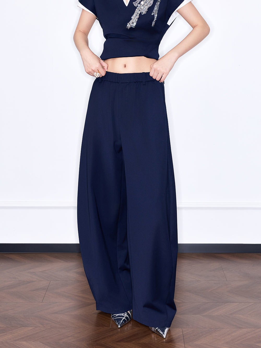 MUKZIN“Night Ballad of Chang'an” New Chinese Style Relaxed-Fit Trousers