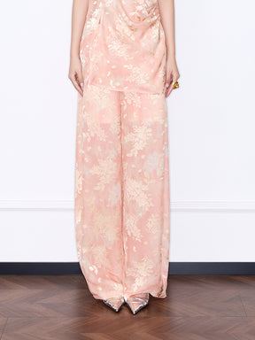MUKZIN “Chang’an Summer Feast” New Chinese Style Orange Trousers