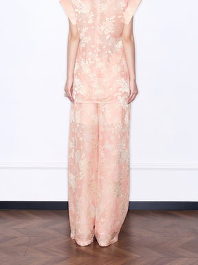 MUKZIN “Chang’an Summer Feast” New Chinese Style Orange Trousers