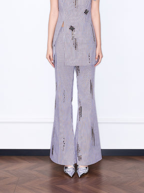 MUKZIN “Chang’an Summer Feast” New Chinese Style Embroidered Elegant Trousers