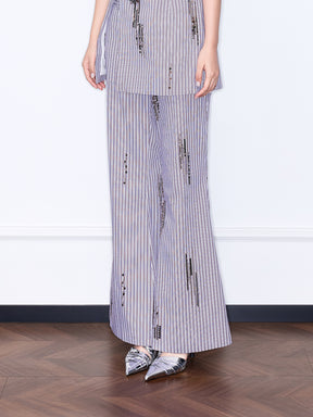 MUKZIN “Chang’an Summer Feast” New Chinese Style Embroidered Elegant Trousers