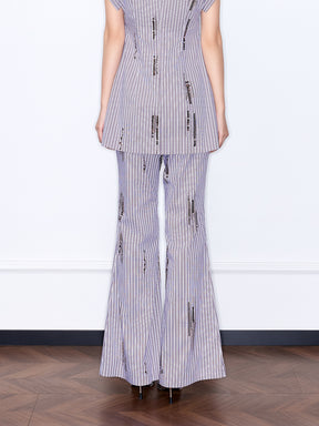 MUKZIN “Chang’an Summer Feast” New Chinese Style Embroidered Elegant Trousers