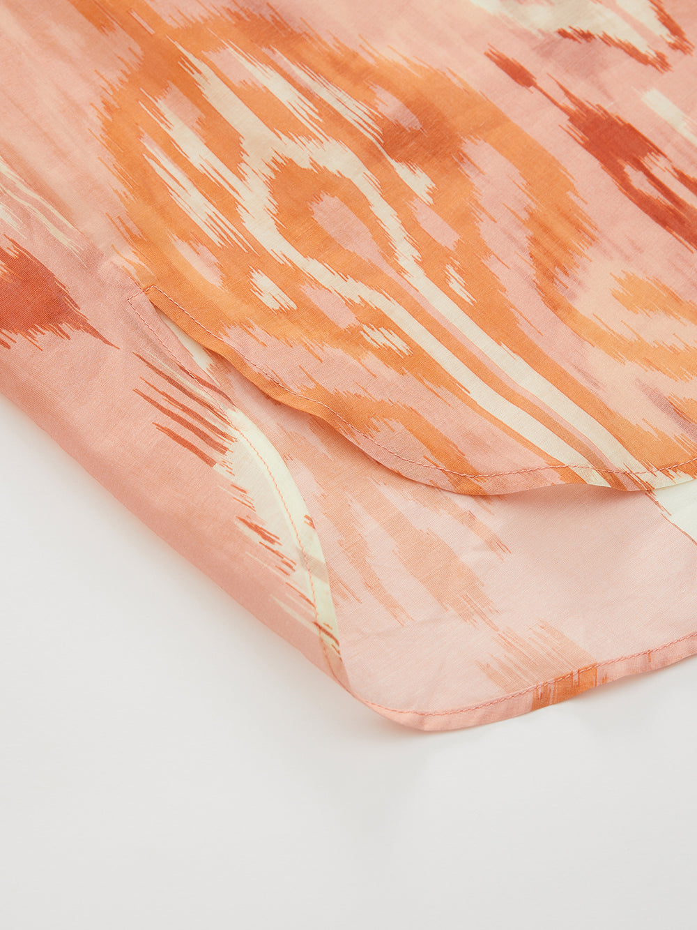 MUKZIN "Capsule Collection" New Chinese Style Orange Embroidered Printed Matching Set Shirt