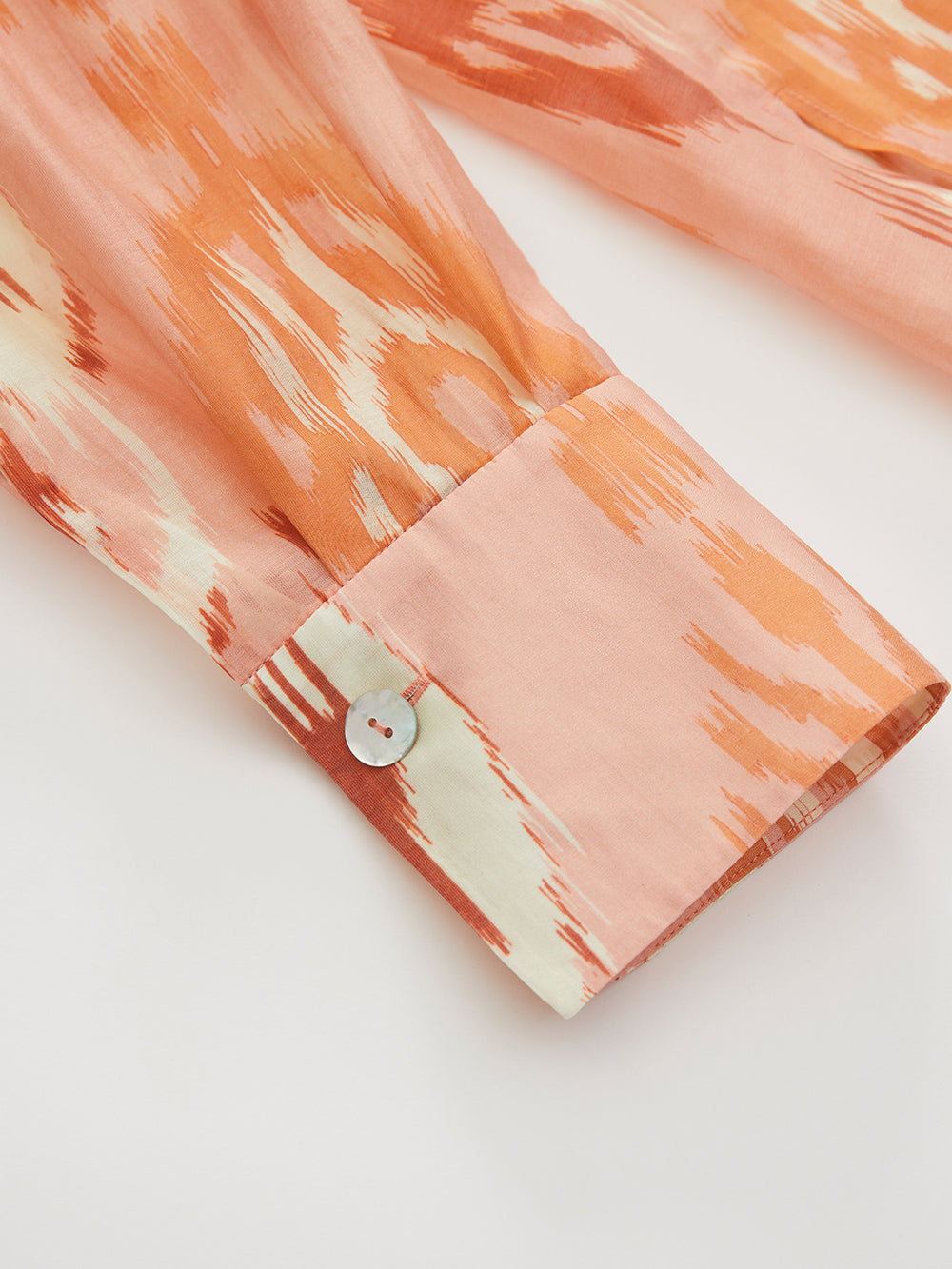 MUKZIN "Capsule Collection" New Chinese Style Orange Embroidered Printed Matching Set Shirt