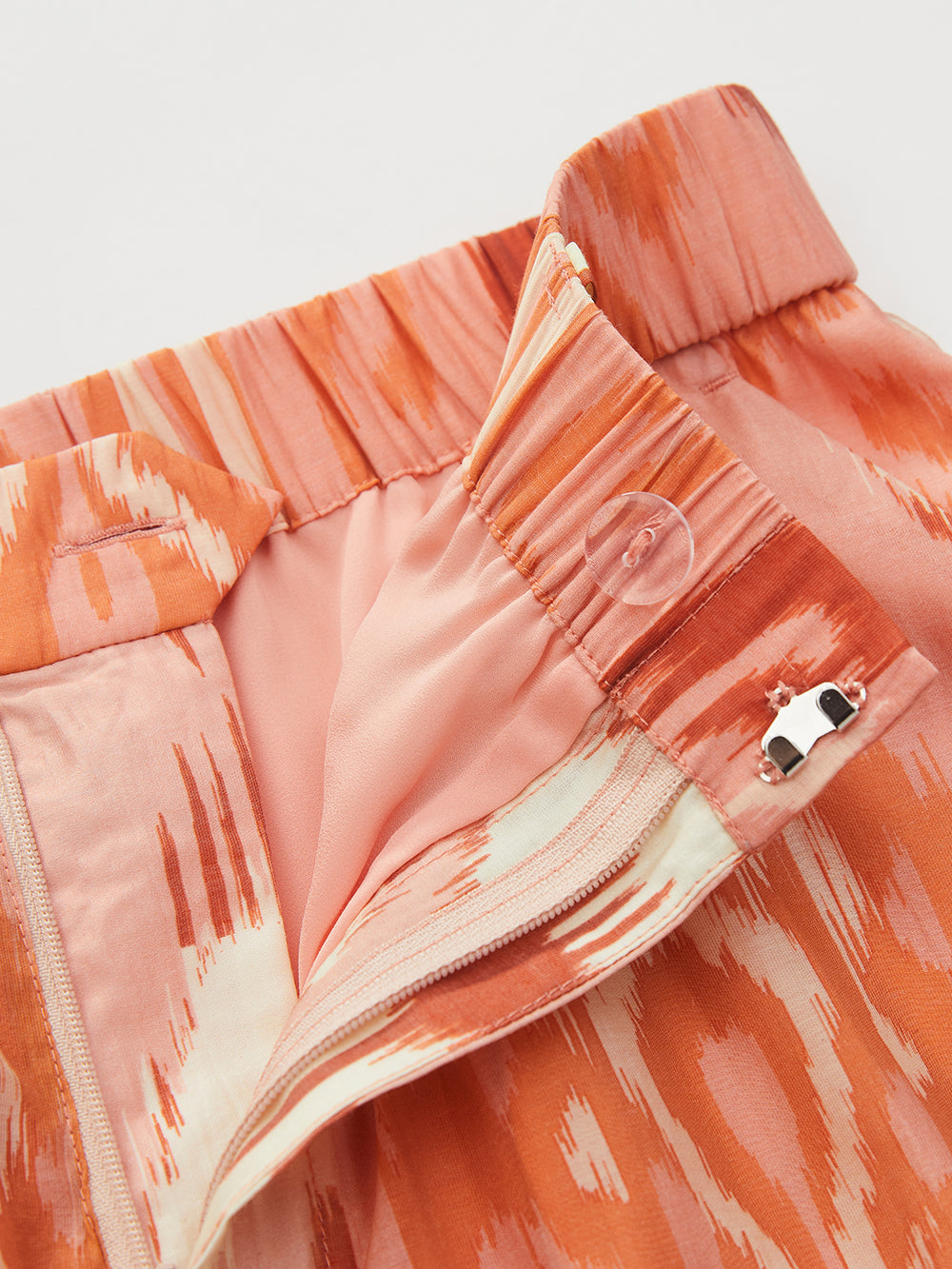MUKZIN "Capsule Collection" New Chinese Style Orange Embroidered Printed Matching Set Trousers