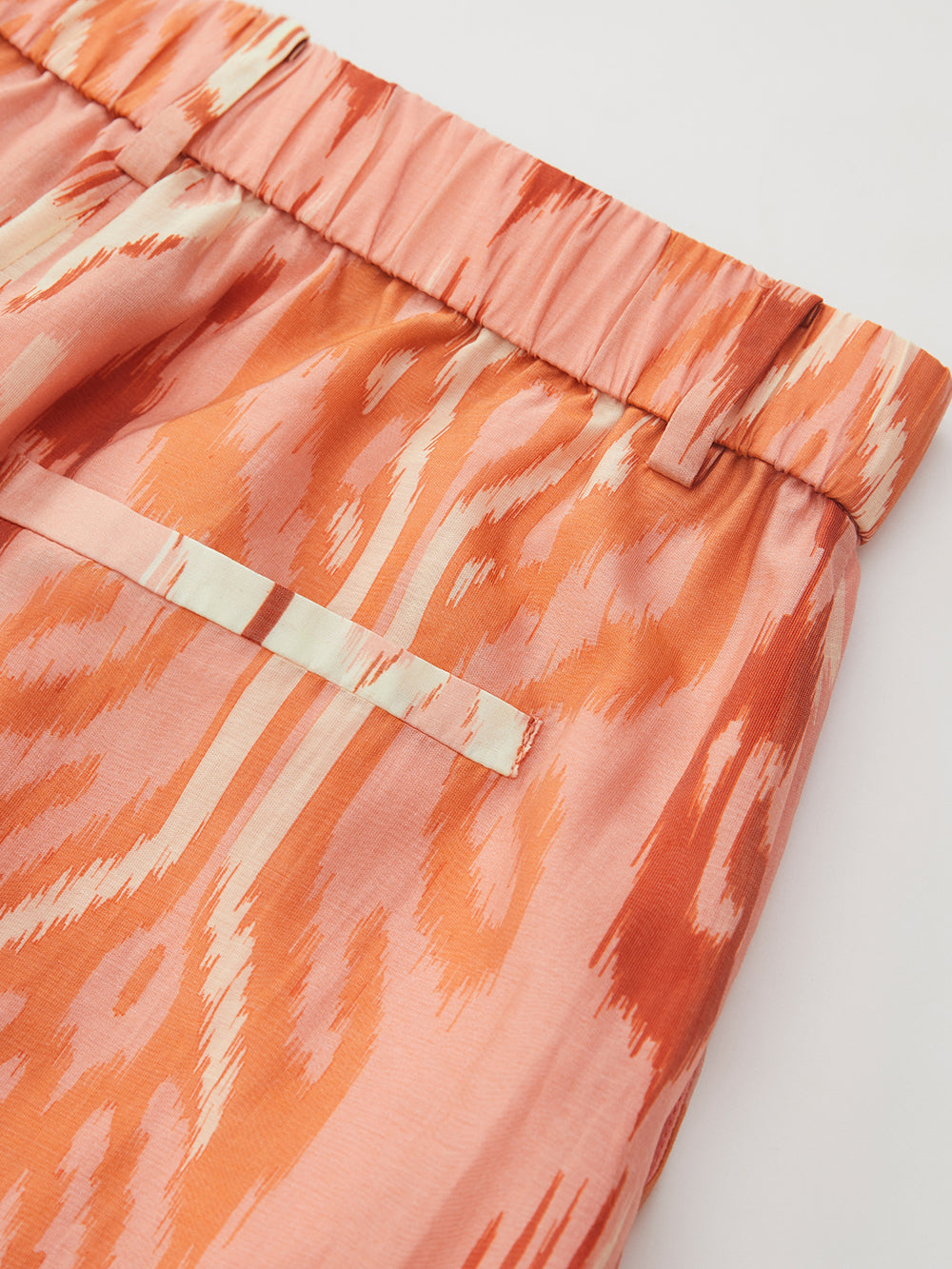 MUKZIN "Capsule Collection" New Chinese Style Orange Embroidered Printed Matching Set Trousers