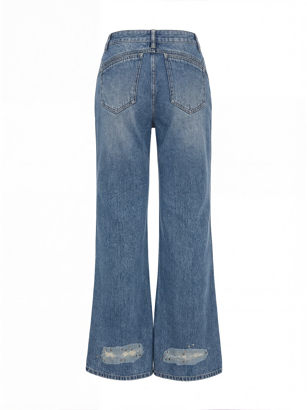 MUKZIN "Capsule Collection" Designer Heavyweight Ultra-Soft Cotton Wide-Leg Jeans