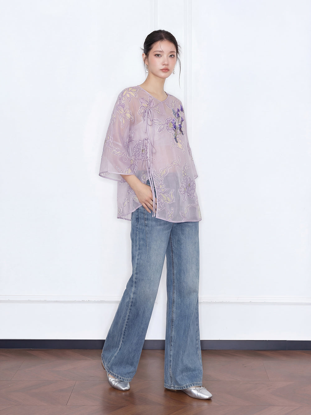 MUKZIN "Capsule Collection" Designer Heavyweight Ultra-Soft Cotton Wide-Leg Jeans