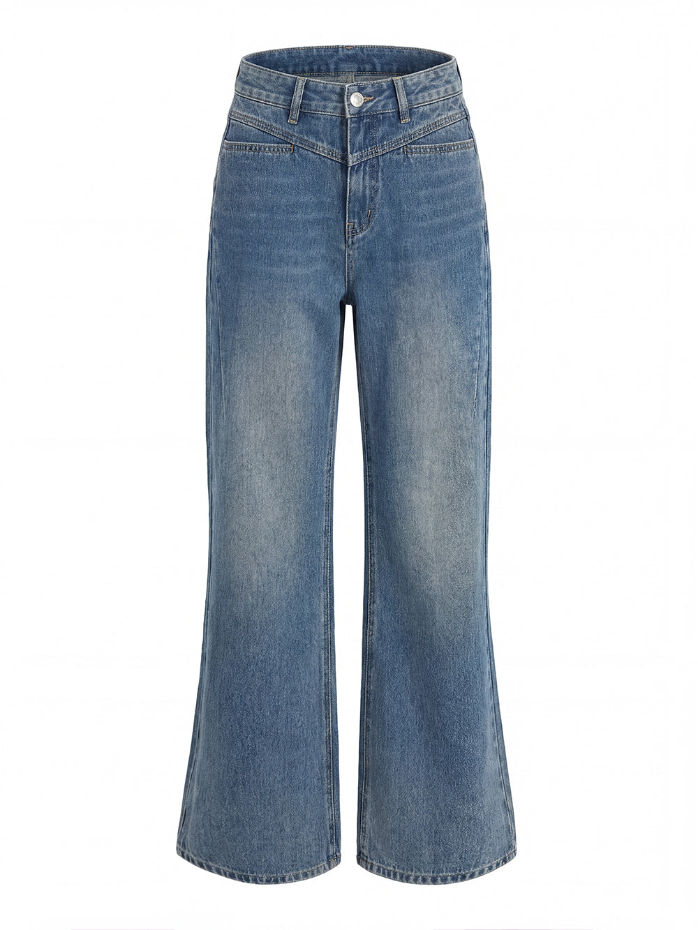 MUKZIN "Capsule Collection" Designer Heavyweight Ultra-Soft Cotton Wide-Leg Jeans