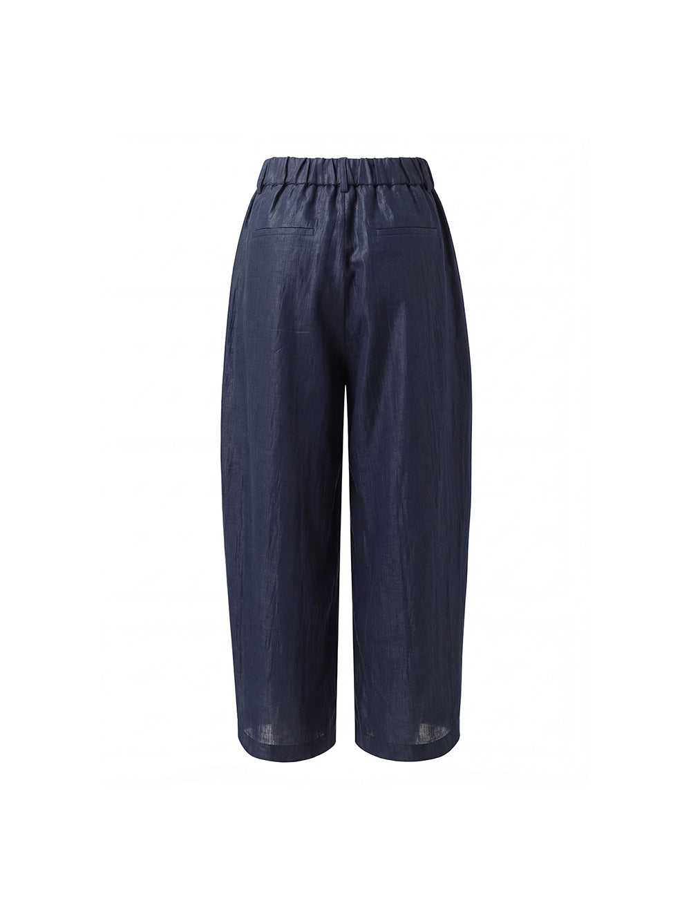 MUKZIN "Capsule Collection" Thin Linen Straight-Leg Loose Draped Casual Trousers