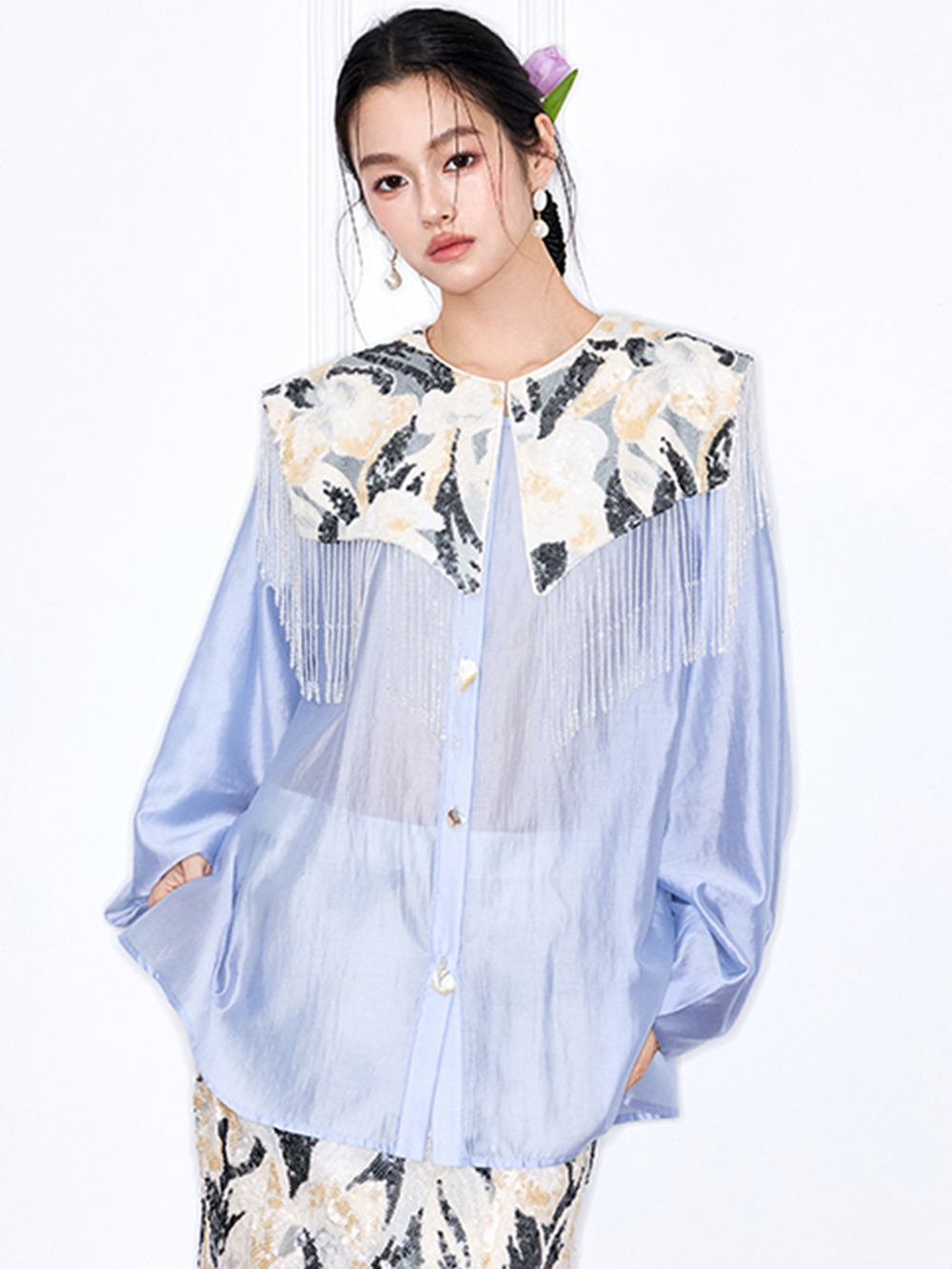 MUKZIN×Capsule Collection New Chinese Tassel Cloud Collar