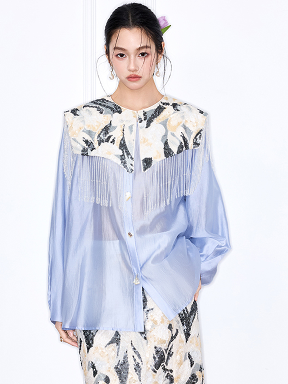 MUKZIN×Capsule Collection New Chinese Tassel Cloud Collar
