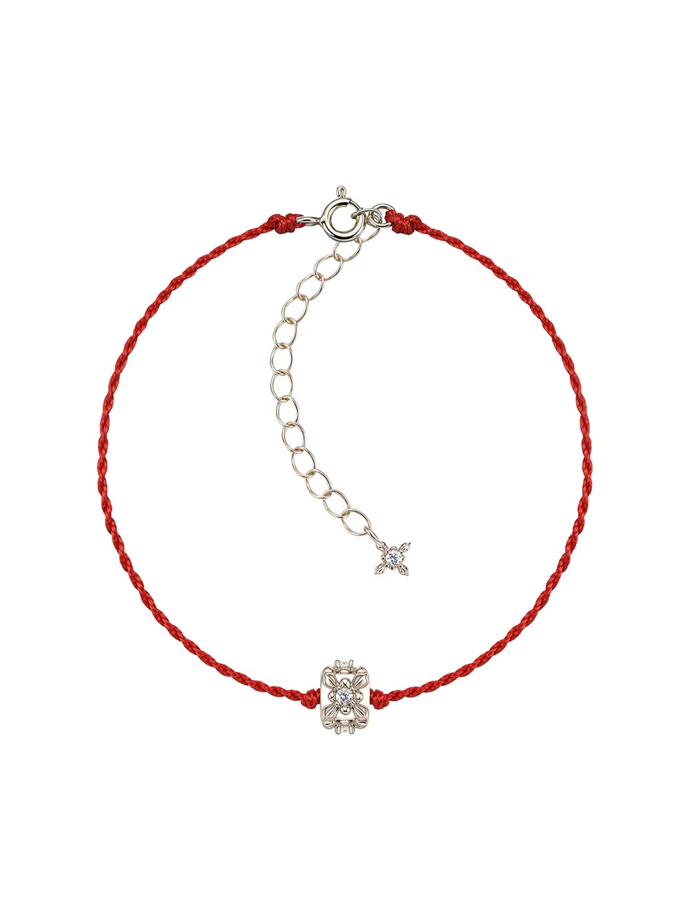 MUKTANK × SUN HUNTER Iris “Ruyi Bead” Red String Bracelet