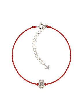 MUKTANK × SUN HUNTER Iris “Ruyi Bead” Red String Bracelet
