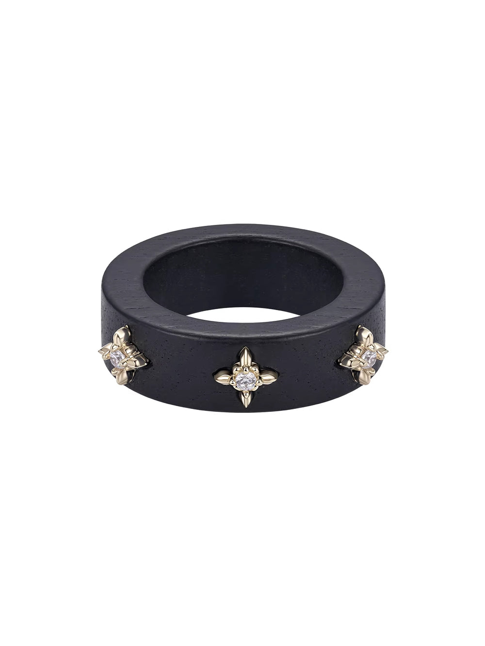 MUKTANK×SUN HUNTER Wooden Iris Ring